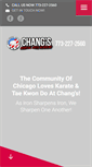 Mobile Screenshot of changsmartialarts.com